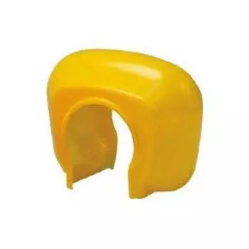 TRUSCO Single Pipe Clamp Cover Yellow (100 pieces) TTCK-Y жёлтый