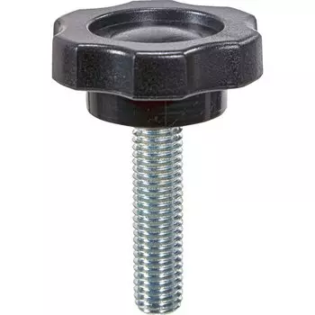 TRUSCO Six Lob Knob Male Thread M5-30 TSNM5-30