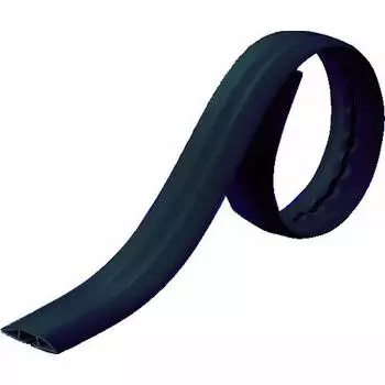 TRUSCO Soft Cable Protector 10 x W50.8 x 1m Black TSRD10 x 501-BK