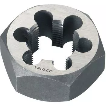 TRUSCO TD6-30 x 3.5 Hex Saraenat Dice, Medium Size M30 x 3.5 mm