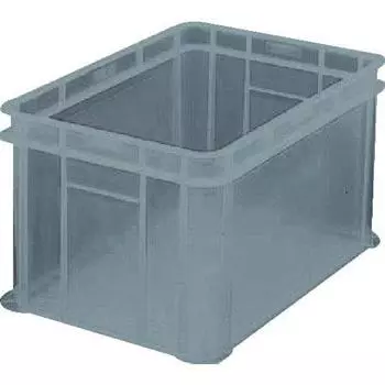 TRUSCO transparent container 36L transparent black S36BK S-type
