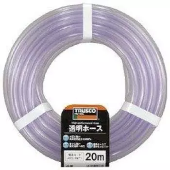 Прозрачный шланг TRUSCO 10 x 12 10м отрезок TTM1012C10 чистый