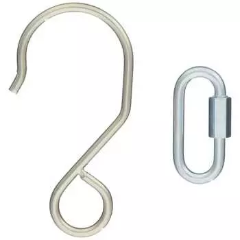 TRUSCO (Trusco) Large S hook with oval connecting ring TADB-SH