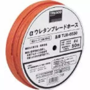 TRUSCO urethane braided hose 6.5X10mm 50m drum wound TUB-6550