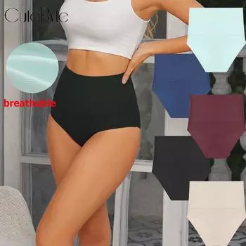 Трусики All of Me с высокой талией для женщин, бесшовное корректирующее белье, нижнее белье для живота, дышащее белье, размер Pius S чёрный