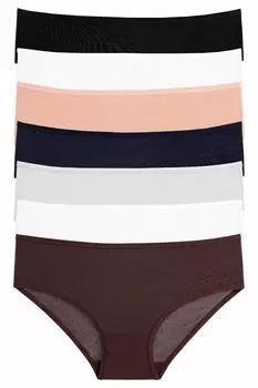 Трусики для девочек, 7 шт., бамбуковая лайкра, антибактериальная