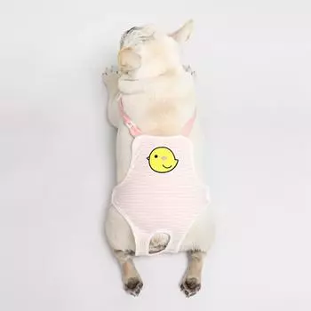 Трусики для собак Щенки Французский бульдог Подгузники для собак Гигиенические штаны Комбинезоны для собак Физиологические шорты pink egg L