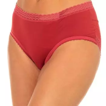 Трусики Elegance с кружевной спинкой P07I4 женские S красный