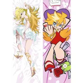 Трусики и чулки с подвязками, обнимающий наволочку для тела, подушка «Анархия», чулок «Дакимакура», наволочка «Анархия», длинный чехол отаку 40x120cm pillowcase