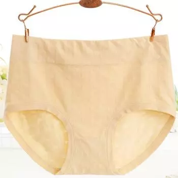 Трусики из модального хлопка, женские трусики со средней талией, подтяжка живота, ягодиц, антибактериальное дышащее снаряжение, трусики больших размеров, женское нижнее белье M фиолетовый