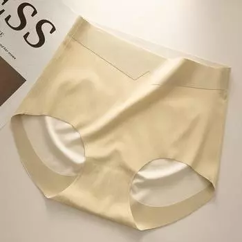 Трусики из модала, не оставляющие следов, с высокой талией, с дышащими антибактериальными свойствами, с эффектом подтяжки бедер, женское нижнее белье больших размеров M армия зеленый