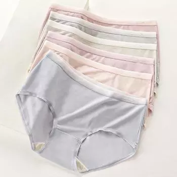 Трусики из модала, женское нижнее белье, бесшовные 5А, антибактериальные летние дышащие трусы со средней талией и промежностью M