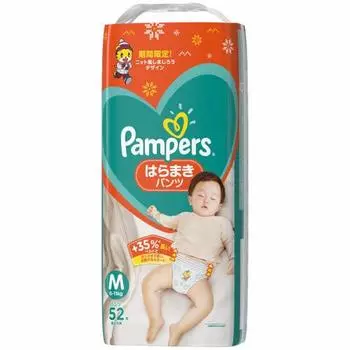 [Трусики M размера] Pampers Diaper Smooth Care Haramaki Pants (6~11 кг) 52 штуки