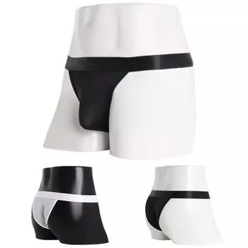 Трусики-мешочки для бикини, трусики из ледяного шелка, мужские бандажи M