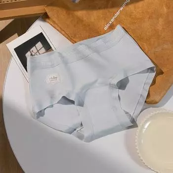 Трусики не оставляющие следов, средней длины 7А, удлиненные, антибактериальные, приятные для кожи, дышащие, простые и удобные, женское нижнее белье M розовый