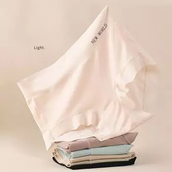 Трусики, не причиняющие вреда коже, высокая эластичность, большие размеры, роскошное шелковое бесследное нижнее белье, женские легкие трусы со средней посадкой one size