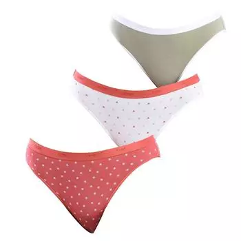 Трусики Pack-3 Слипоны Coton Strech D4C17 женщина S зелёный