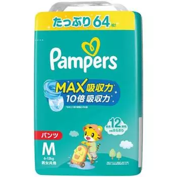 [Трусики размера M] Подгузники Pampers Smooth Care MAX впитываемость (6~12 кг) 64 штуки
