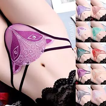 Трусики-стринги на все сезоны, свободный размер, высокая эластичность L