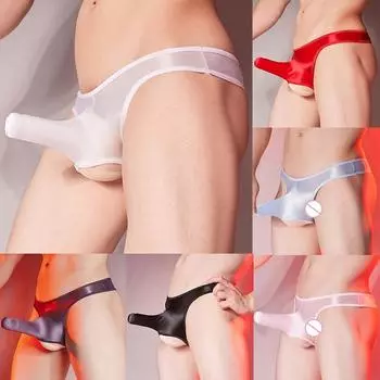 Трусики-стринги Нижнее белье Бикини-стринги Трусики-стринги Высокая эластичность