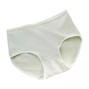 Трусики женские хлопковые с высокой талией нижнее белье женские Macaron Color Serie Simple средние с высокой талией треугольные трусики для девочек трусы нижнее белье M серо голубой