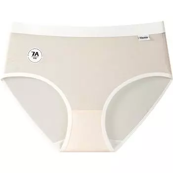 Трусики женские Ice Silk класса A, простые, спортивного стиля, ультратонкие, дышащие, прохладные, средней посадки, 7A, антибактериальные, хлопковые, хипстерские трусики Stall M