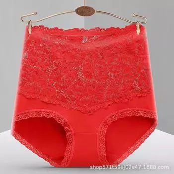 Трусики женские кружевные трусы с высокой талией удобное нижнее белье Made Lingerie Bottom Slim Fit утягивающие трусы нижнее белье M чёрный