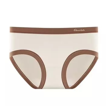 Трусики женские модальные средняя талия антибактериальные промежность бесследное дышащее нижнее белье M белый