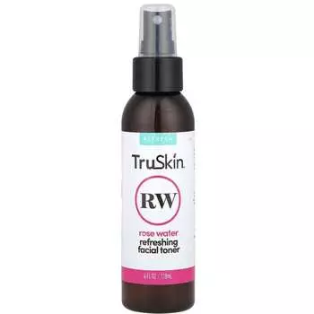 TruSkin, Освежающий тоник для лица с розовой водой, 4 жидких унции (118 мл)