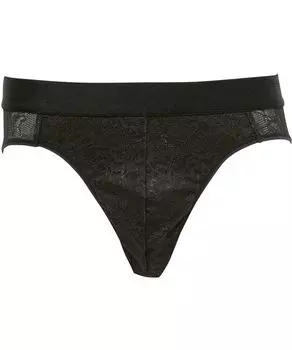 Трусы 3D Дизайн спереди Дышащие Цветочные Кружева Застежка спереди Нижнее белье Бикини WF1822 BL [Wacoal Men] [Кружевные Трусы] Мужские