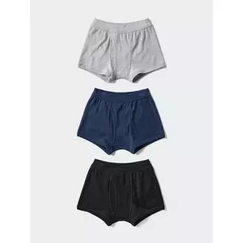 Трусы-боксеры Uniqlo Boys 3p 03 GRAY/KIDS 100