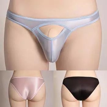 Трусы для мужчин Дышащие мужские трусы с низкой талией