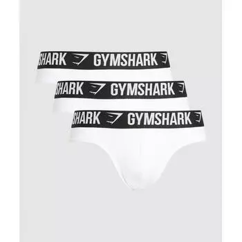Трусы Gymshark 3 шт. Белый A5a3y Wcd0 S