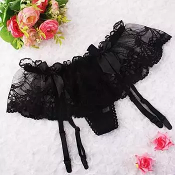 Трусы искушение, брюки, шикарные чулки до бедра, женские кружевные сексуальные носки больших размеров, женский топ, новая подвязка, пояс с подвязками, ювелирные аксессуары с узором without Stockings чёрный