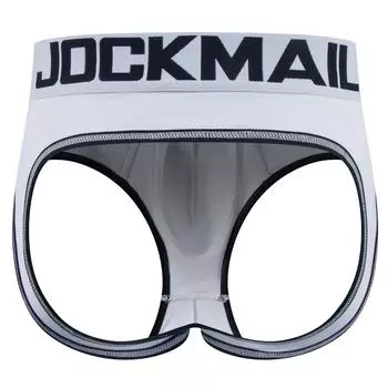 Трусы JOCKMAIL из модала, мягкие дышащие трусы без бедер с низкой талией, спортивные повседневные мужские нижнее белье с открытой спиной и открытой спиной M