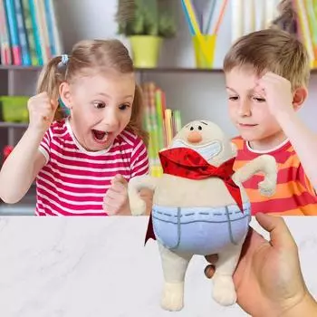 Трусы плюшевые игрушки для детей капитан манга мягкая плюшевая кукла супергерой веселый приключенческий комикс