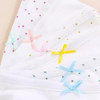 Трусы с принтом для девочек, набор из трех штук, 130 шт. 130