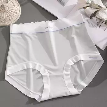 Трусы с высокой талией, бесшовные трусы, женское нижнее белье больших размеров для женщин, трусики-бандажи, японское нижнее белье больших размеров XL шампанского