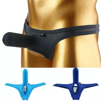 Трусы-стринги, дышащие трусы, нижнее белье с выпуклым мешком L