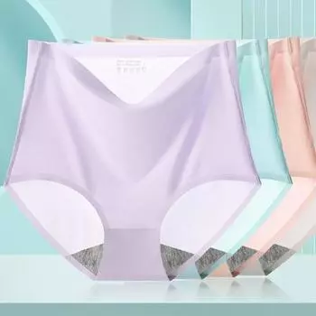 Трусы устойчивые к истиранию отсутствие ношения сплошного цвета следа удобного 3XL розовый