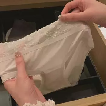 Трусы женские Silk Love Ice-Silk бесшовные дышащие со средней посадкой L (100-120 jin) светло-синий