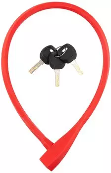 TS BIKE Silicon Lock Red 600 x 10mm 35194 Red
