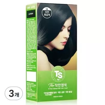 TS softer dye, No. 5 natural dark brown, 3 pcs.