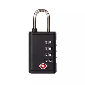 TSA Таможенный кодовый замок Инструмент безопасности Чемодан Багаж Кодовый замок Новый Навесной замок для шкафчика для путешествий чёрный