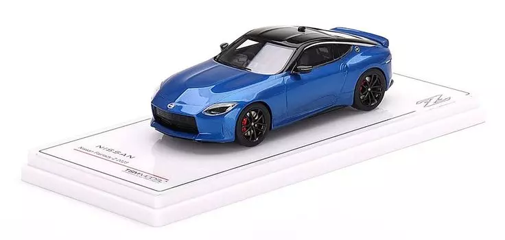 TSM MODEL Nissan Fairlady Z Version ST 2023 Seiran Blue Finished Product 1/43 (Right Handle)