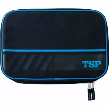 TSP Table Tennis Racket Case Grandeur Case with Accessory Case Black x Blue 040508