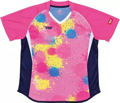 TSP Table Tennis Wear Game Shirt Ione Shirt 032414 Pink XS Womens (03:00) розовый