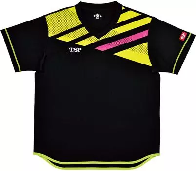 TSP Unisex Настольный теннис Одежда Игровая рубашка Joyeux Shirt 031427 Черный 2XL (0020) чёрный