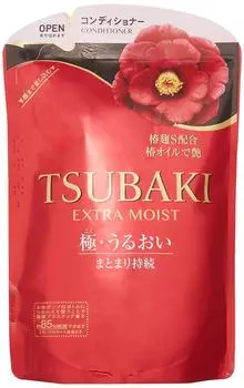 TSUBAKI Extra Moist Conditioner Сменный блок для сухих и растушевываемых волос 345 мл (Для волос)