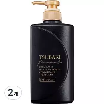 Tsubaki Кондиционер для интенсивного восстановления Premium EX, 490 мл, 2 шт.
